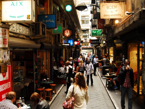 Flinders Lane & Degraves Street